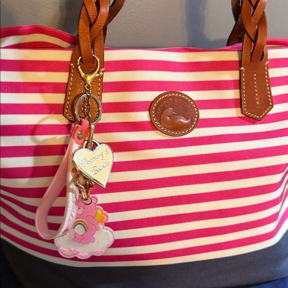 Dooney & Bourke Sullivan Shopper Tote Watermelon/Blue.With dust bag and charm - Picture 2 of 10